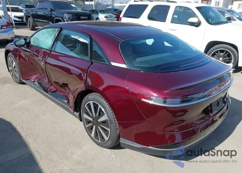 2025 Lucid Air Pure z USA, uszkodzony, nr VIN 50EA1PGA8SA005349